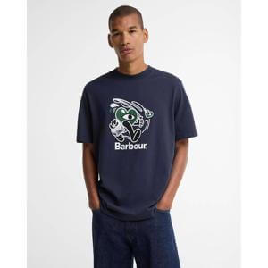 Barbour X Mul Gone Fishing Relaxed T-Shirt